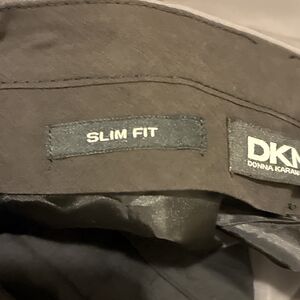 DKNY Men's Slim Fit Dress Pants - Brown